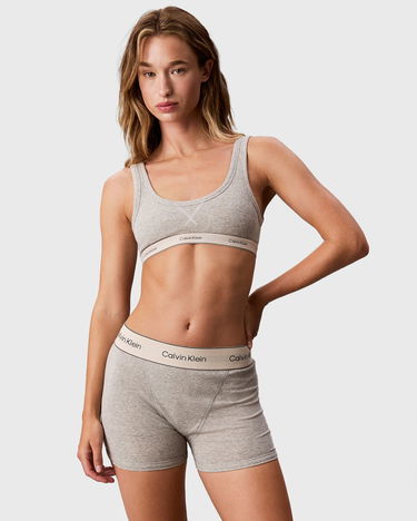 Bh CALVIN KLEIN UNLINED BRALETTE Grå | LV00QF8365P7A, 2