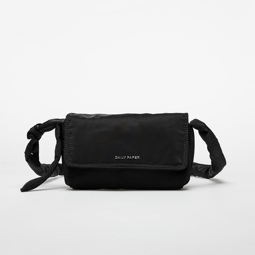 Skuldertaske DAILY PAPER Black Nylon Shoulder Bag Sort | 2423044