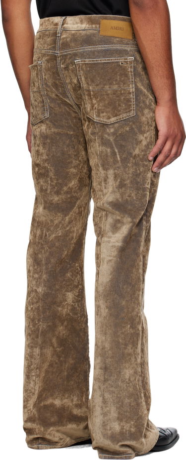 Jeans AMIRI AMIRI Velvet Flare Jeans Brun | AMDNFR1027, 2