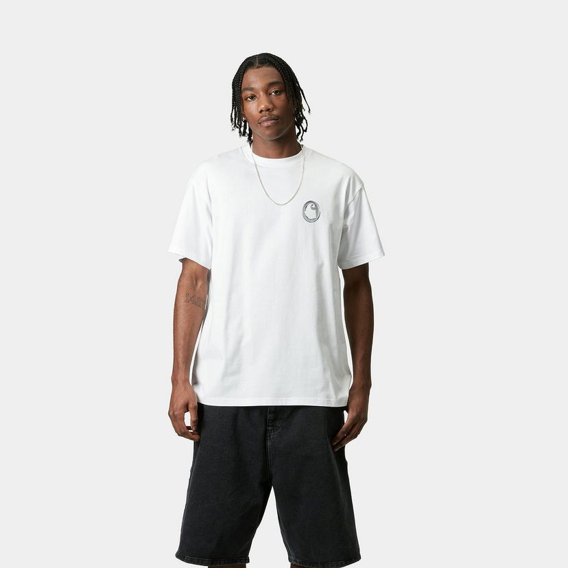 T-shirt Carhartt WIP Short Sleeve Charms T-Shirt Hvid | I034410_9
