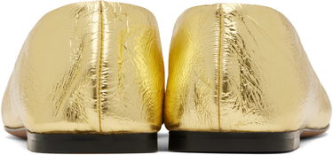 Skopleje The Row The Row Square Ballerina Flats Metalisk | F1598-M39, 1