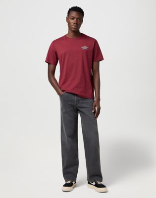 T-shirt Wrangler Relaxed Graphic T-Shirt XL Bourgogne | 112371485:XL, 2