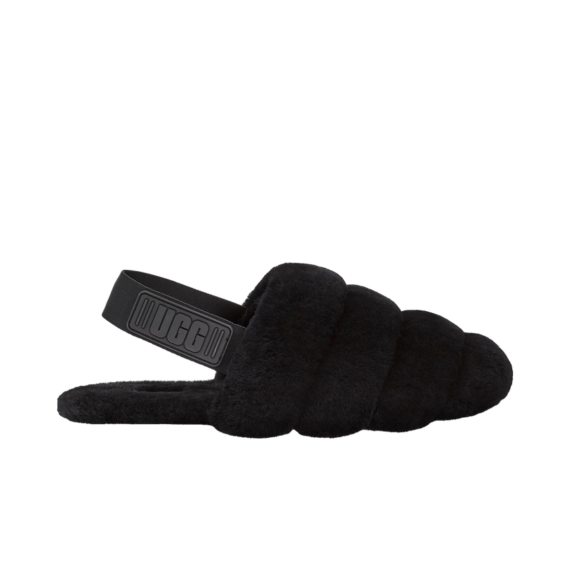 Sneakers og sko UGG Super Fluff Slippers Sort | 1121751-BLK