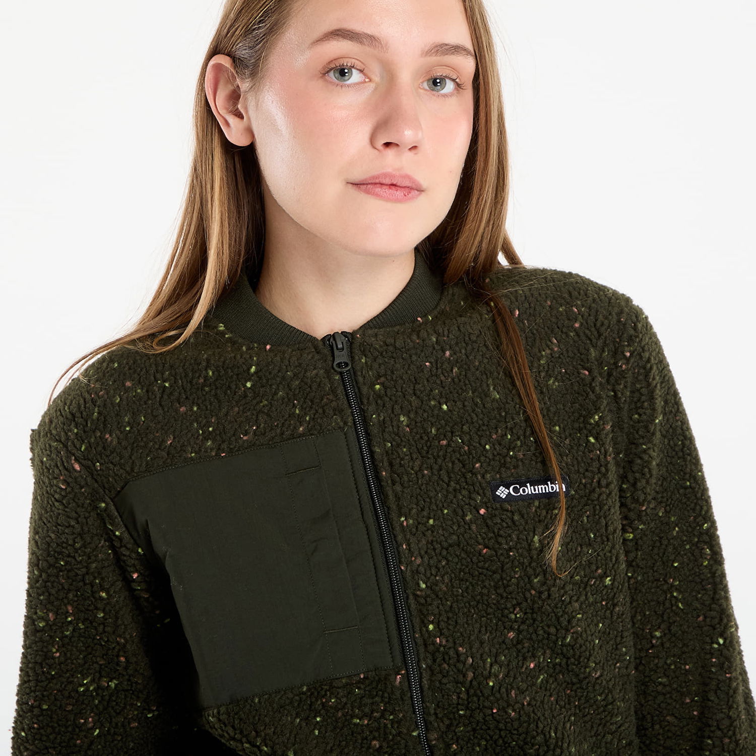 Bomberjakke Columbia Columbia Stellar Path™ Fleece Bomber Jacket Grøn | 2136263366, 1