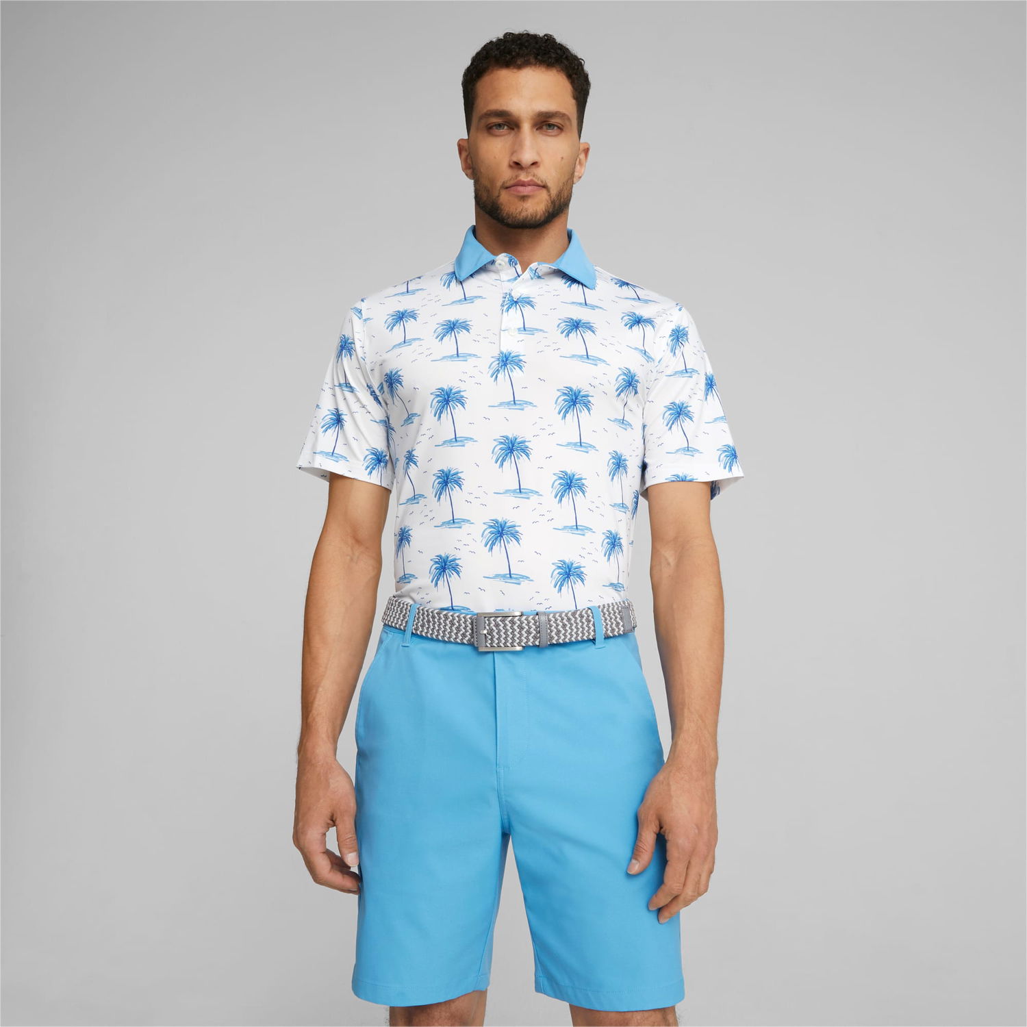 Polo skjorte Puma MATTR Mirage Golf Polo Herren, Weiß, Kleidung Hvid | 622137_01, 0
