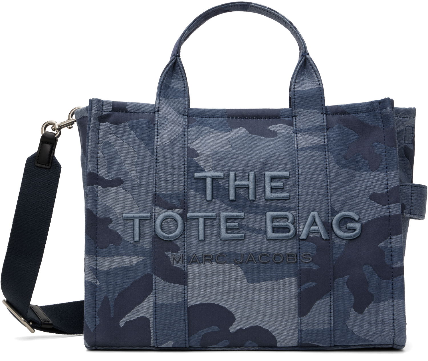 Mulepose Marc Jacobs Marc Jacobs 'The' Camo Jacquard Medium Tote Bag Blå | 2S4HTT002H03, 0