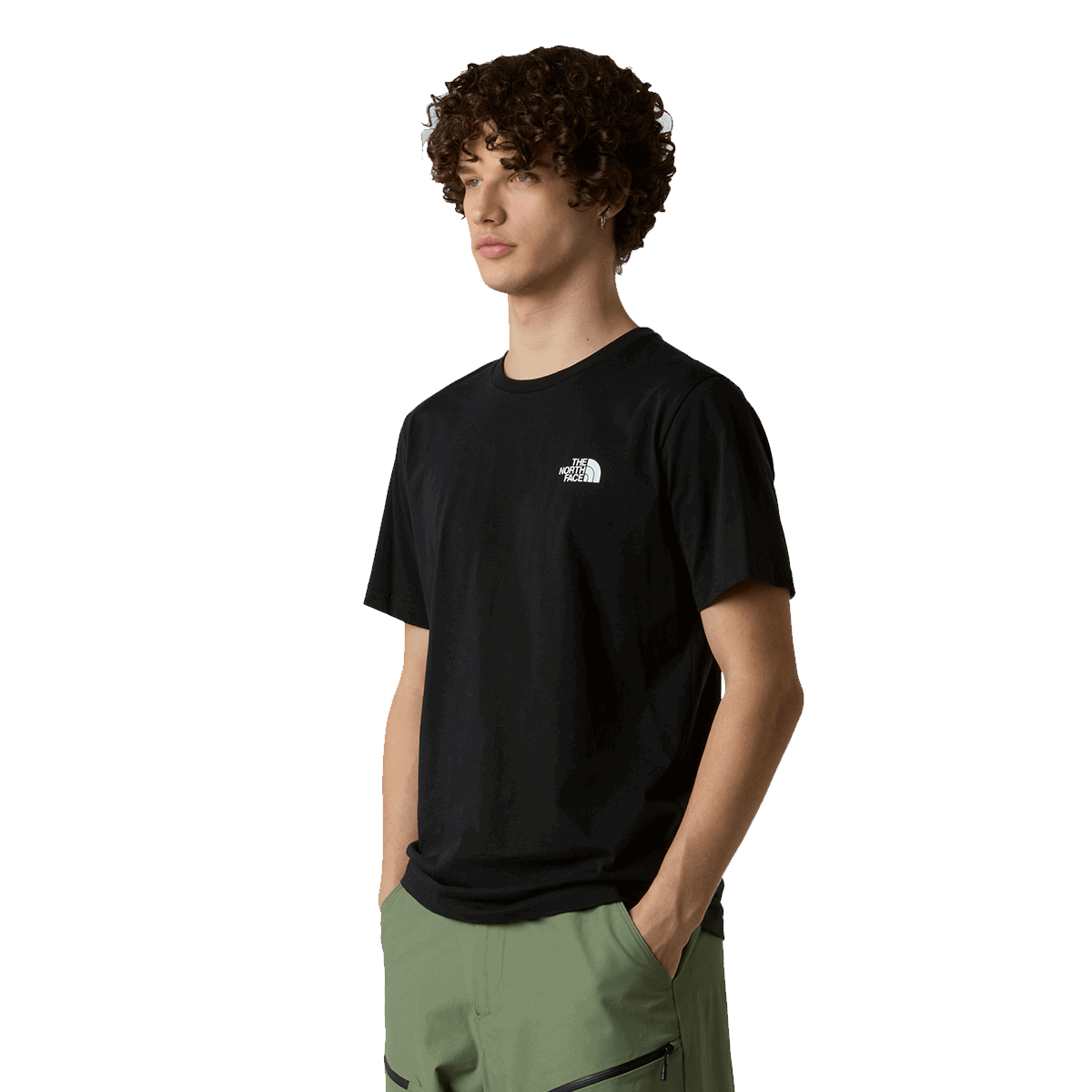T-shirt The North Face The North Face Vertical Logo Short Sleeve T-Shirt Sort | NF0A8EE7JK31, 0