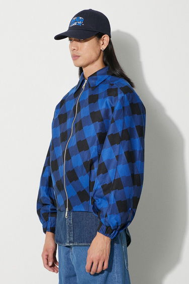 Bomberjakke ADER ERROR Tenit Checkered Jacket Blå | BMADFWJK1001, 3