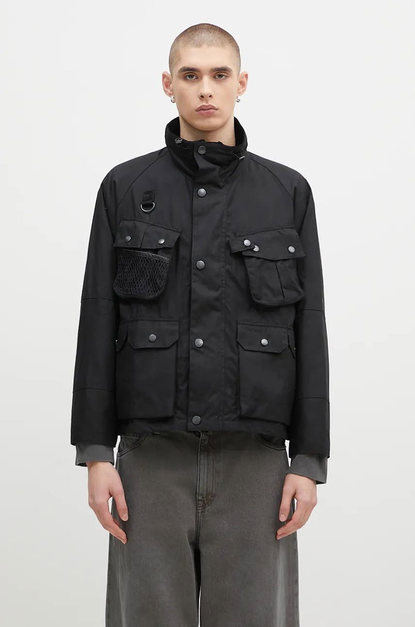 Parka Barbour Wax Jacket Oversize Sort | MWX2337