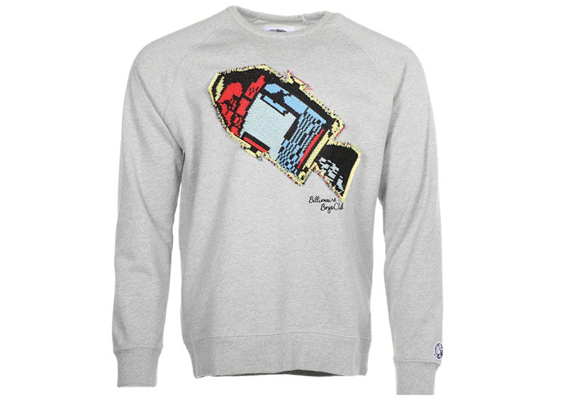 Sweater BILLIONAIRE BOYS CLUB Billionaire Boys Club Men's Module Crewneck Sweatshirt Grå | 8917303HGR