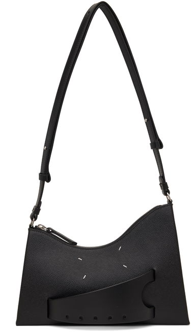 Skuldertaske Maison Margiela Small Snatched Bag Sort | SB1WG0054 P4745, 0