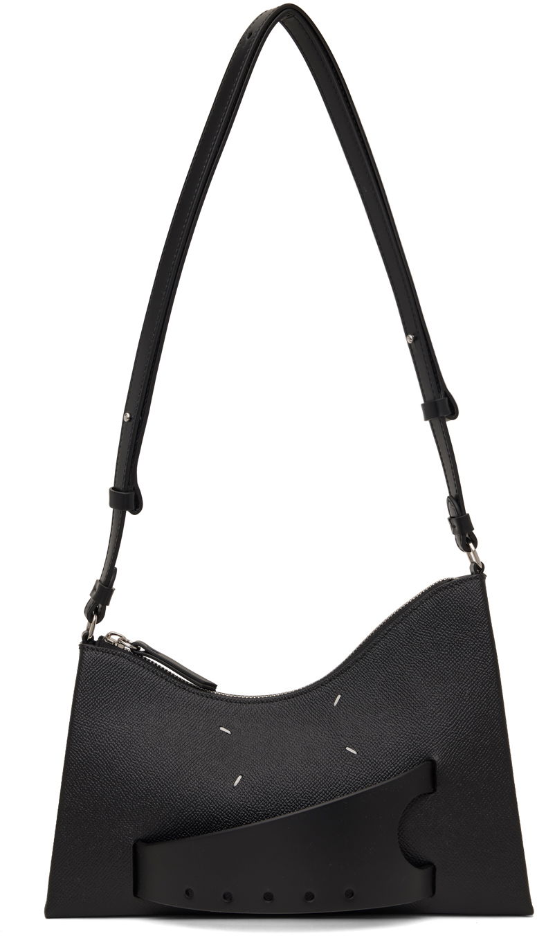 Skuldertaske Maison Margiela Small Snatched Bag Sort | SB1WG0054 P4745