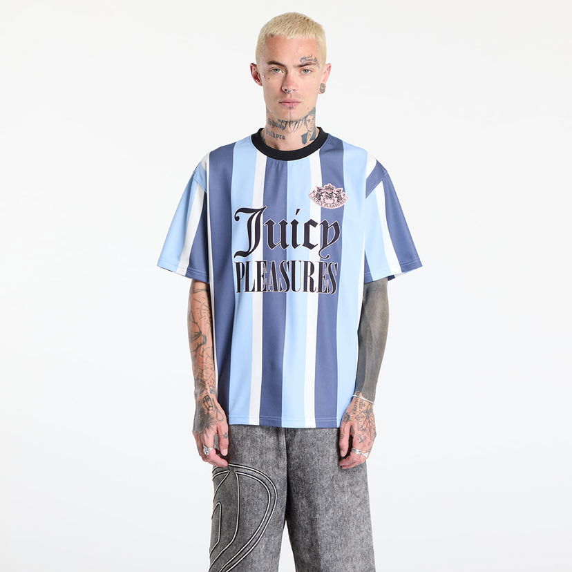 T-shirt Pleasures Pleasures Jpfc Sport T-Shirt Blå | P25JC012-BLUE