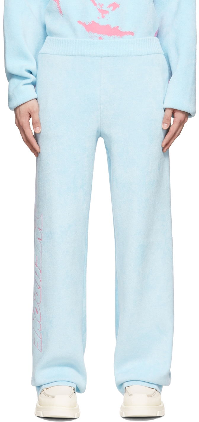 Joggingbukser We11done We11done Viscose Lounge Pants Blå | WD-KP1-22-626-U-SK