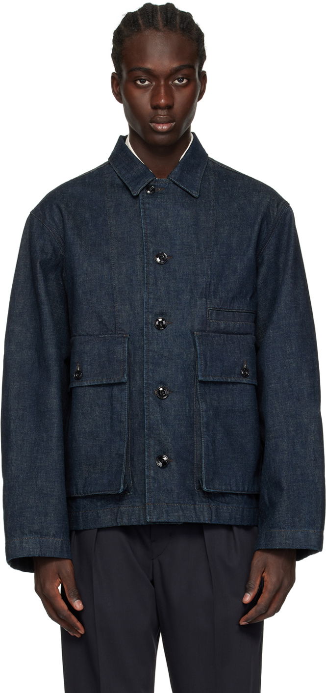 Jakke LEMAIRE LEMAIRE Boxy Denim Jacket Blå | OW306 LD068