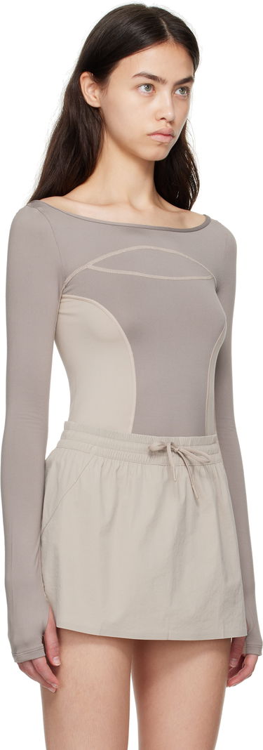 Krop On Running FKA twigs Edition Studio Long Sleeve Top Beige | 1WF11623318, 1