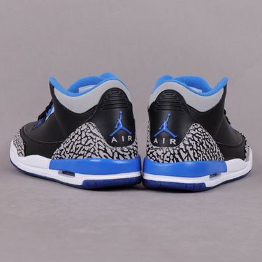 Sneakers og sko Jordan Air Jordan 3 Retro ''Sport Blue'' BG Sort | 398614-007, 3