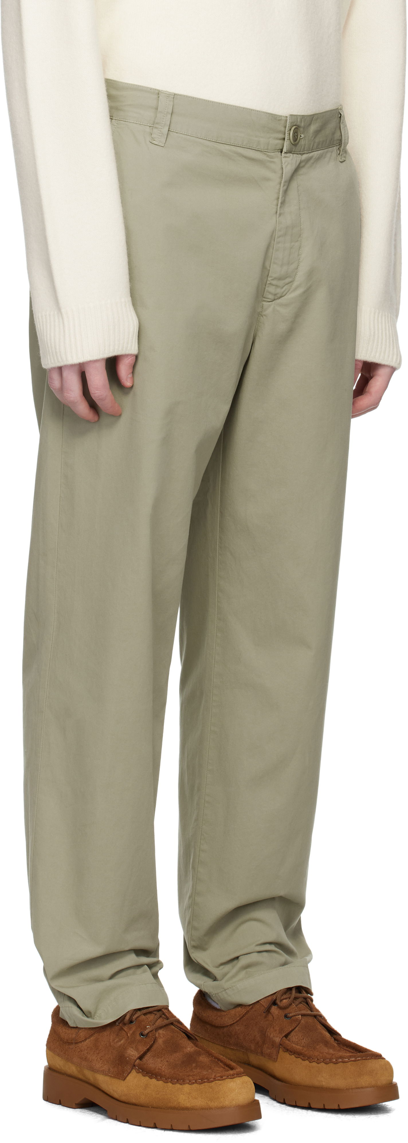 Bukser A.P.C. A.P.C. Lawrence Trousers Grøn | COHKU-H08509, 1