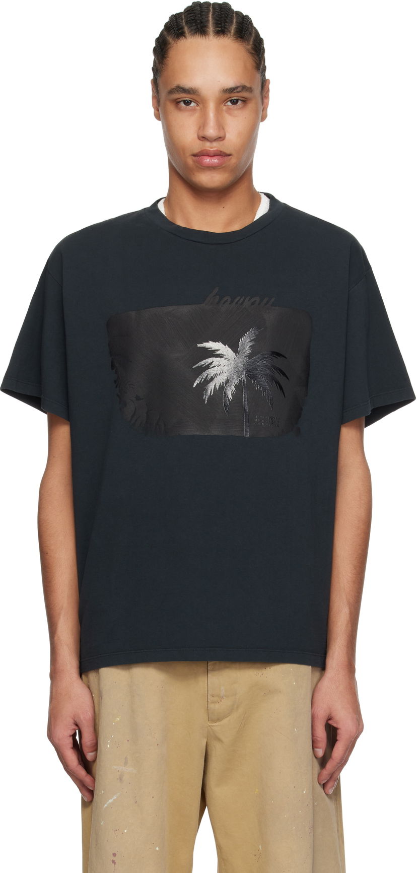 T-shirt Maison Margiela MM6 Maison Margiela Graphic T-Shirt Sort | SH2GC0019 M20108