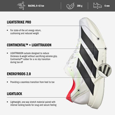 Sneakers og sko adidas Performance Adizero Adios Pro 4 Lyserød | jr1269, 1