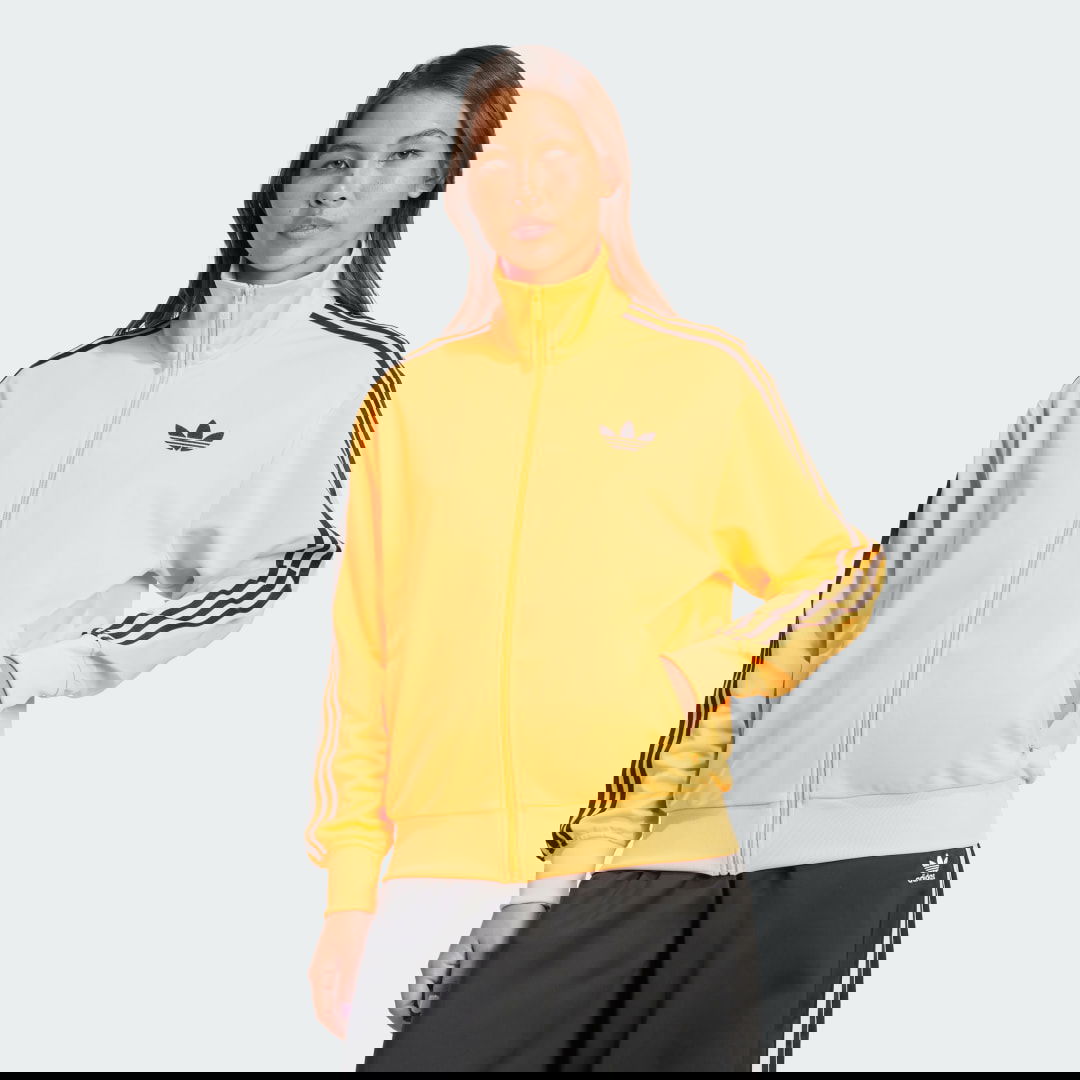 Jakke adidas Performance Adicolor Classic Firebird Loose Track Jacket Gul | JX7862, 0