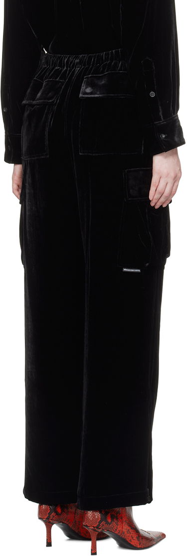 Cargo bukser Alexander Wang Drawstring Cargo Pants Sort | 4CC4234387, 2
