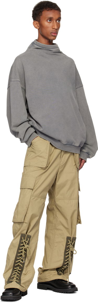 Sweater We11done We11done Standard Turtleneck Hoodie Grå | WD-TS3-24-731-U-CH, 3