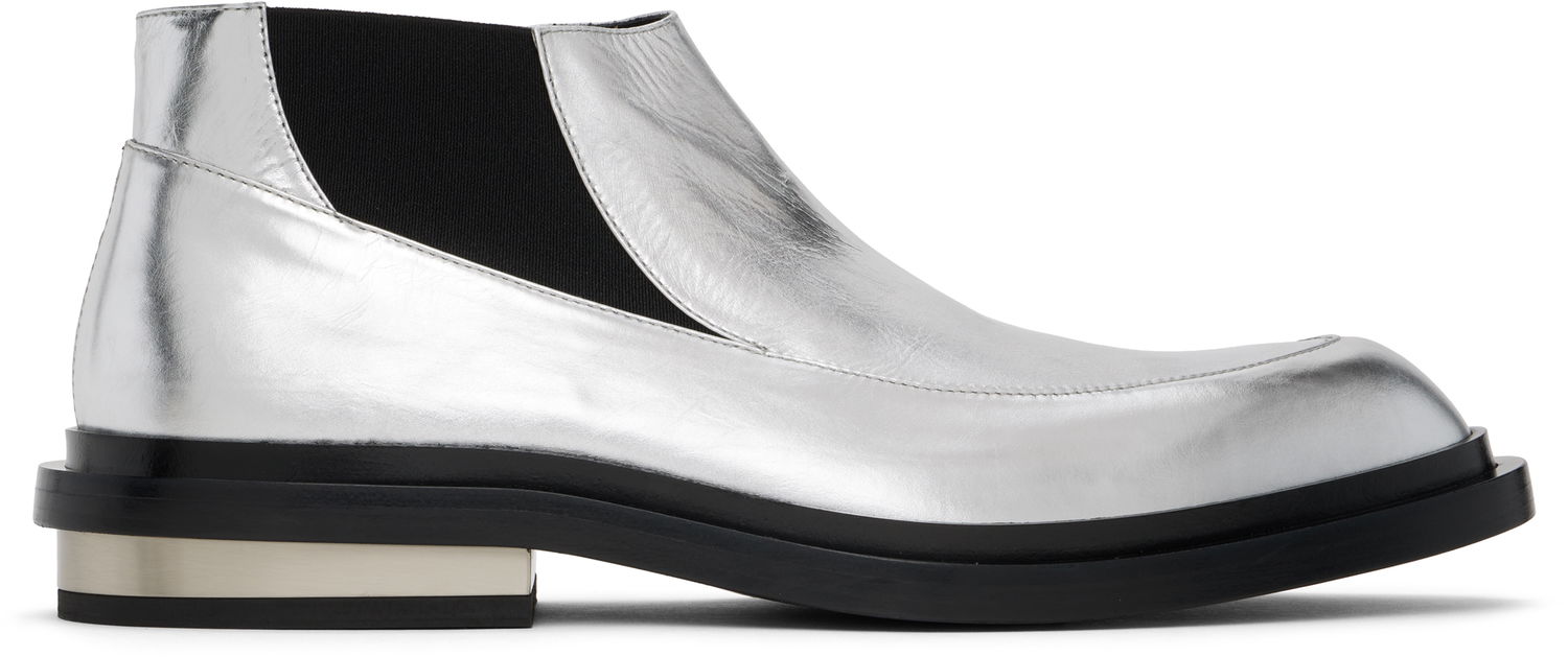 Sneakers og sko Jil Sander Ankle Chelsea Boots Metalisk | J33WR0011_P7033, 0