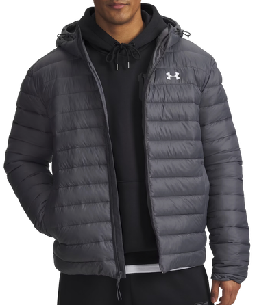 Puffer jakke Under Armour Sportswear Hooded Insulated Puffer Jacket Grå | 6006363-025, 0