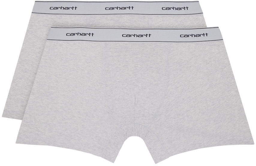 Boksere Carhartt WIP Two-Pack Boxers Grå | I029375, 0