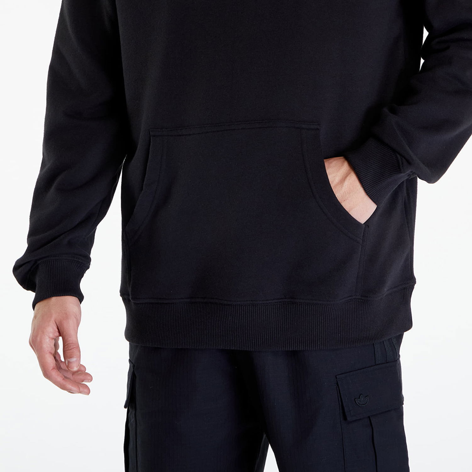 Sweatshirt DC Star Pullover Hoodie Black Sort | ADYSF03099-KVJ0, 1