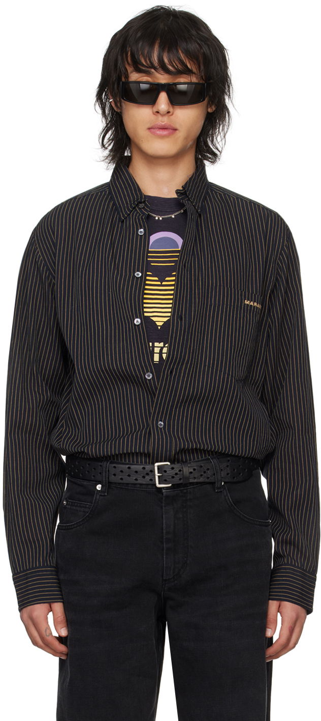 Skjorte ISABEL MARANT Jasolo Shirt Sort | 24PCH0041HB-B1I15H