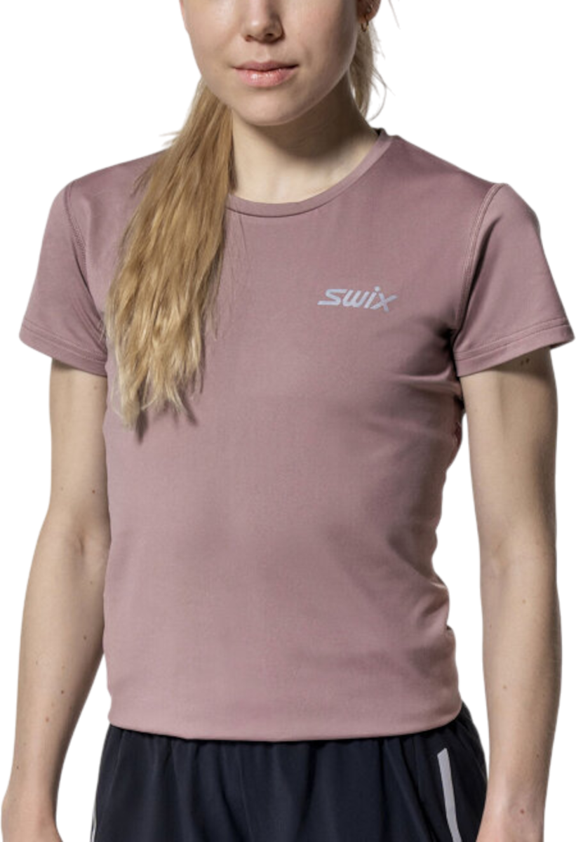 T-shirt SWIX Swix Pace NTS Short Sleeve Baselayer Top Lyserød | 10037-23-80953