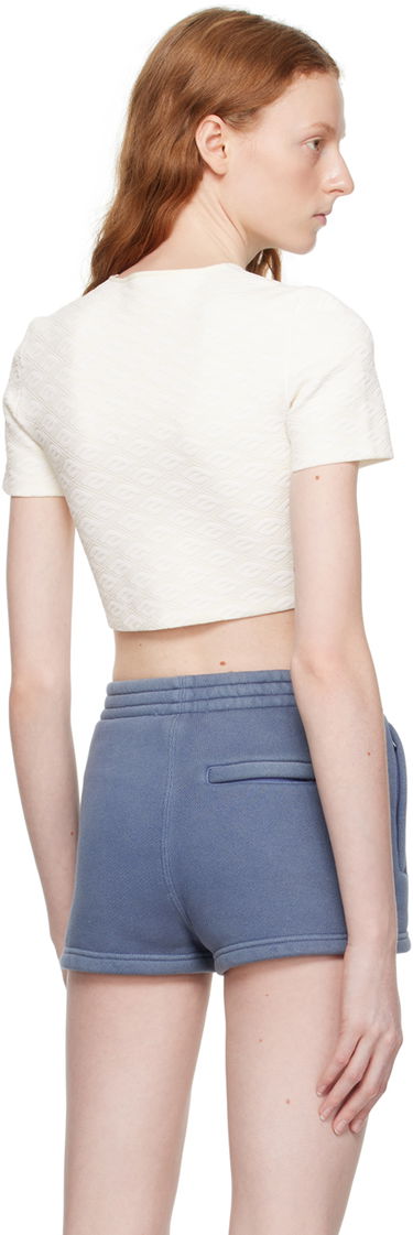 Crop top Alexander Wang Cropped T-Shirt Hvid | 4KC3231056, 2
