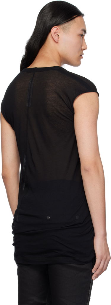 Tanktop Rick Owens Rick Owens Hollywood Deep V SL T-Shirt Sort | RU01E5233 UC, 2