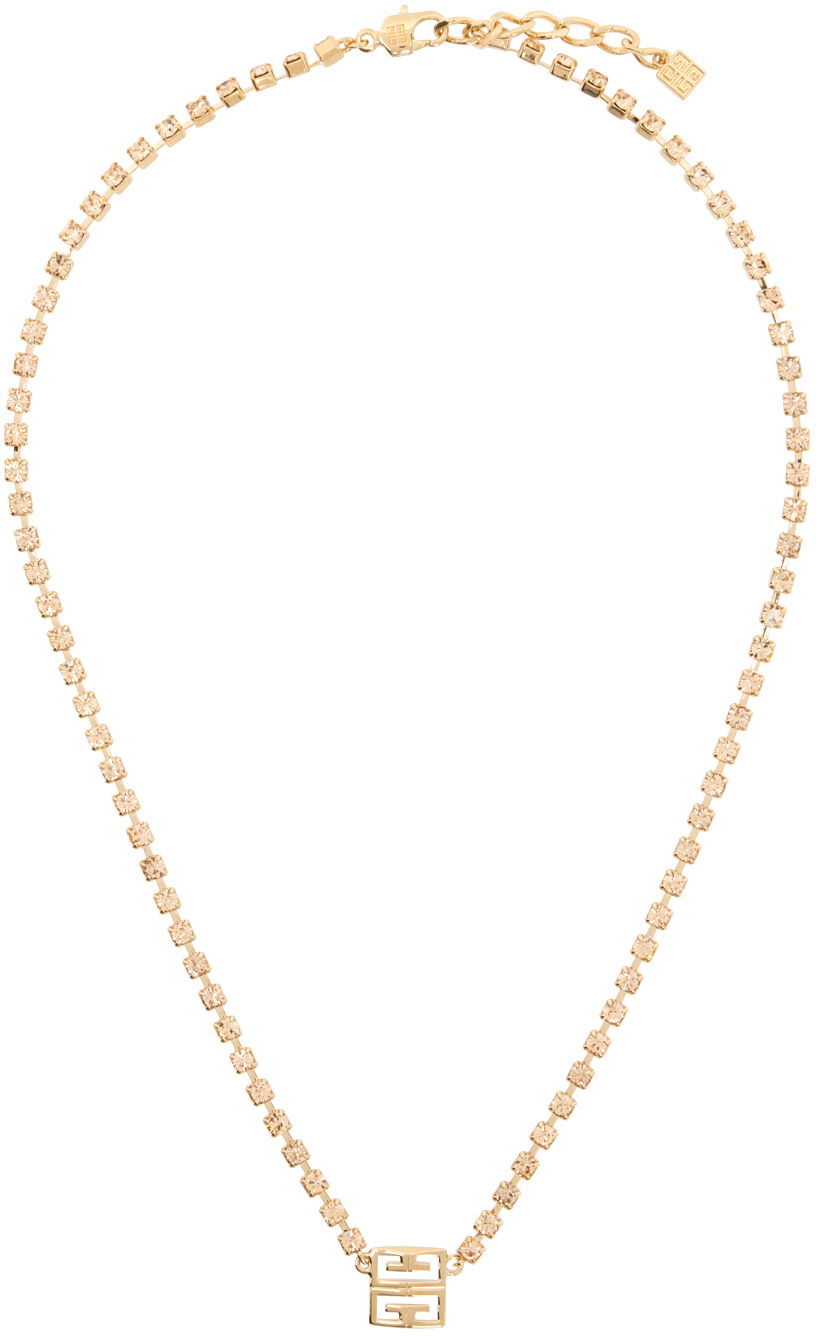 Halskæde Givenchy 4G Crystal Necklace Beige | BF00PYF005944, 0