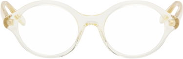 Solbriller Loewe Chunky Rounded Frame Glasses Beige | LW50100UW50032 192337225307, 0