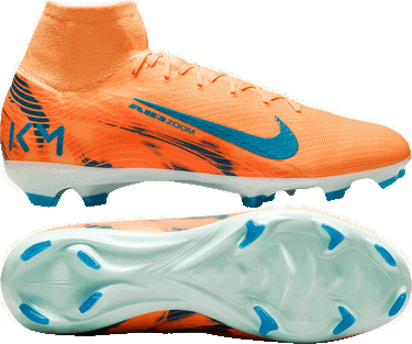 Sneakers og sko Nike Zoom Mercurial Superfly 10 Pro Kylian Mbappé FG Orange | im9321-801, 3