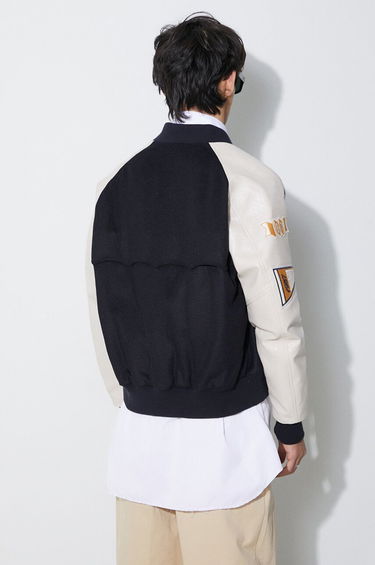 Bomberjakke Baracuta Baracuta Varsity Wool Blend Bomber Jacket Mørkeblå | BRCPS0996, 2