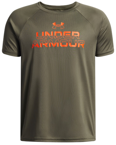 T-shirt Under Armour Tech Split Wordmark Short Sleeve T-Shirt Grøn | 1383010-390, 0