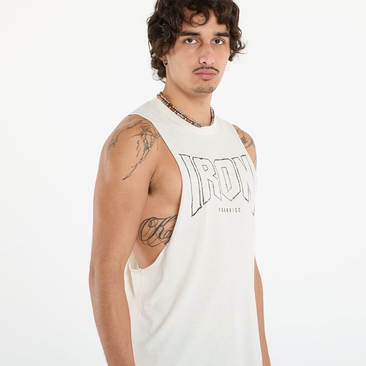 Tanktop Under Armour Project Rock Graphic Training Tank Beige | 6006257-279, 1