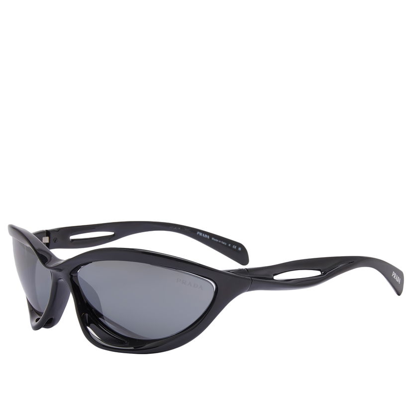 Solbriller Prada Black & Gray A26S Sunglasses Sort | 0PR-A26S-63-1AB60G