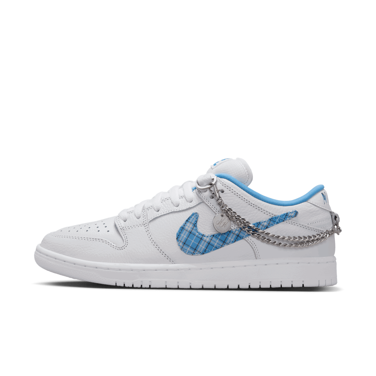 Sneakers og sko Nike SB Nicole Hause x Dunk Low Pro "White & University Blue" Hvid | FZ8802-100, 0