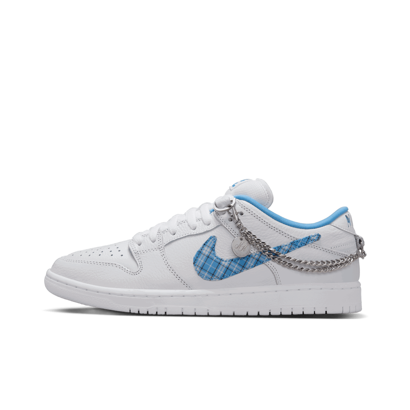 Sneakers og sko Nike SB Nicole Hause x Dunk Low Pro "White & University Blue" Hvid | FZ8802-100