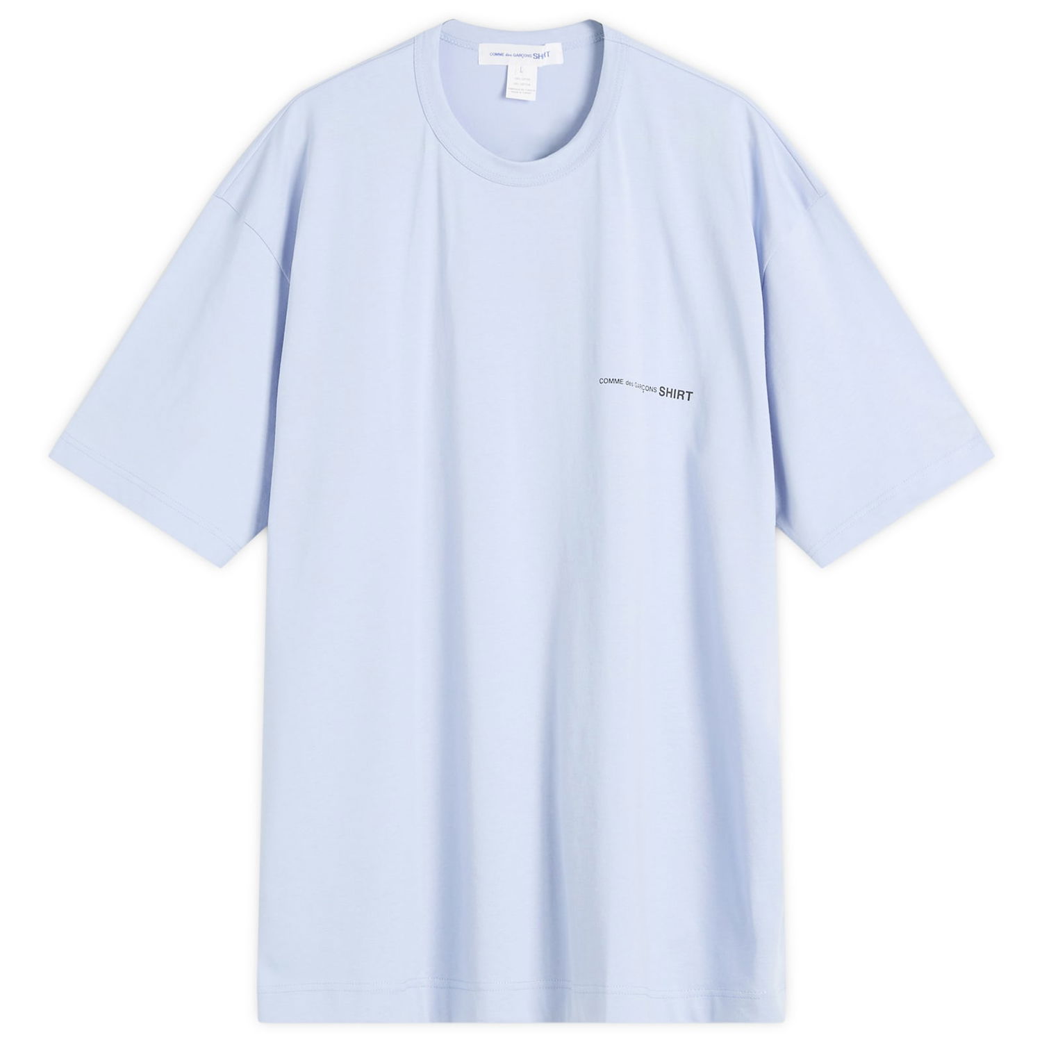 T-shirt Comme des Garçons CDG SHIRT Logo T-Shirt, Size Small Blå | FO-T023-051-1, 0