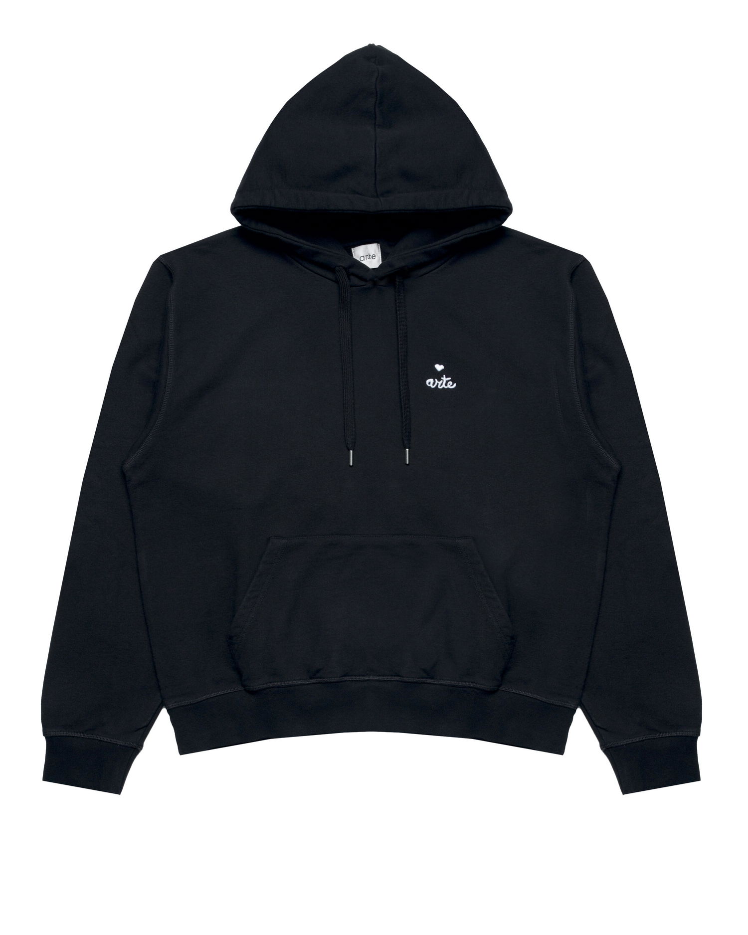 Sweatshirt Arte Antwerp Arte Antwerp Heart Logo Hoodie Sort | SS25-162H, 0