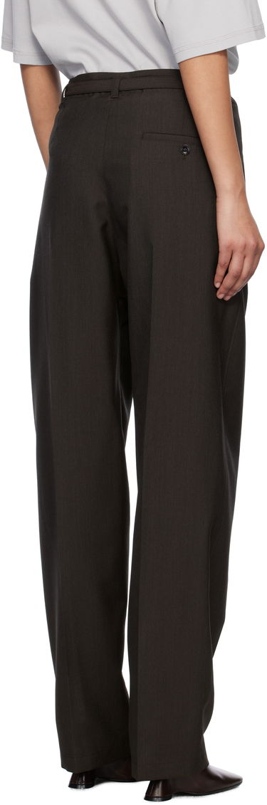 Bukser LEMAIRE Lemaire Belted Tailored Trousers Brun | PA1198 LF414, 2