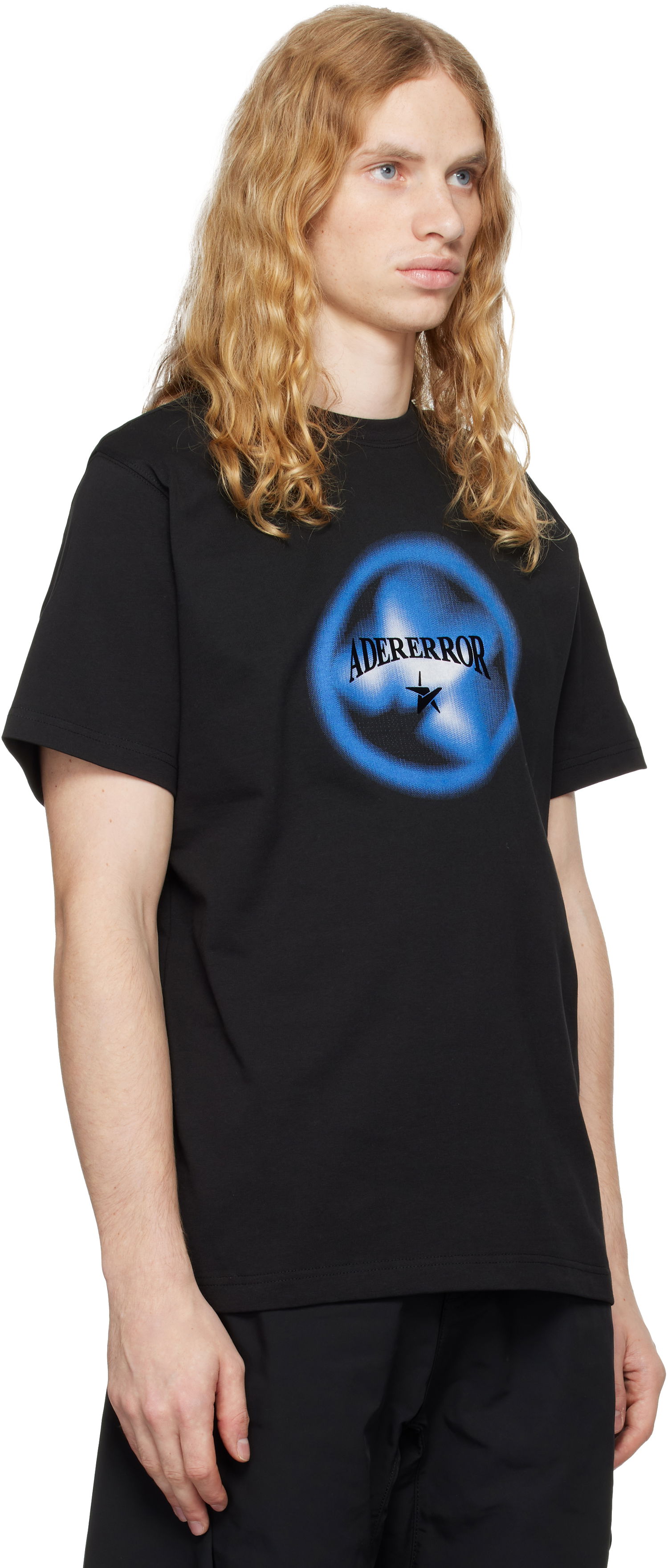 T-shirt ADER ERROR Black Graphic T-Shirt Sort | BN01FWTS0110BK, 1
