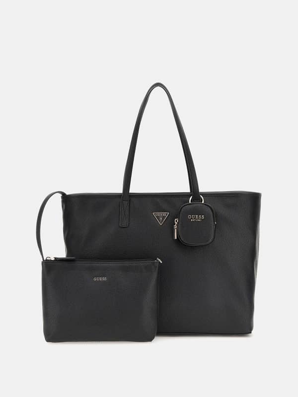 Mulepose GUESS Black Tote Bag with Small Pouch Sort | HWBG9006240, 0