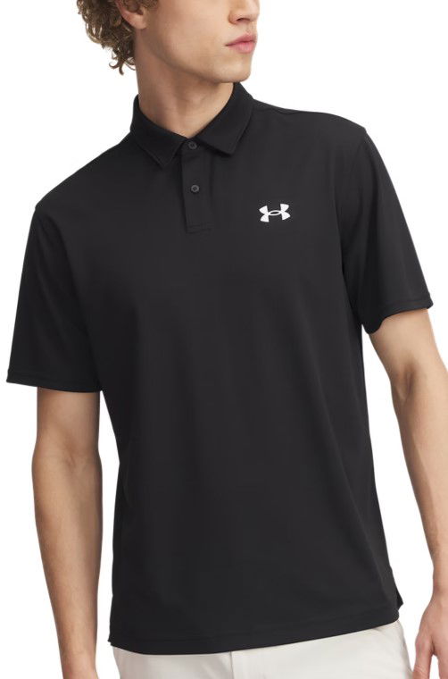 Polo skjorte Under Armour UA T2G Pique Polo Shirt Sort | 1390123-001